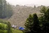 ببینید؛ فروپاشی یخچال طبیعی روستایی در سوئیس را ویران کرد