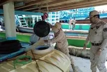 توقیف لنج حامل ۸۰ هزار لیتر سوخت قاچاق در کیش