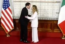 استقبال جورجیا ملونی از وزیر خارجه آمریکا