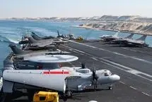عبور ناو هواپیمابر فرانسه از کانال سوئز به سمت تنگه هرمز