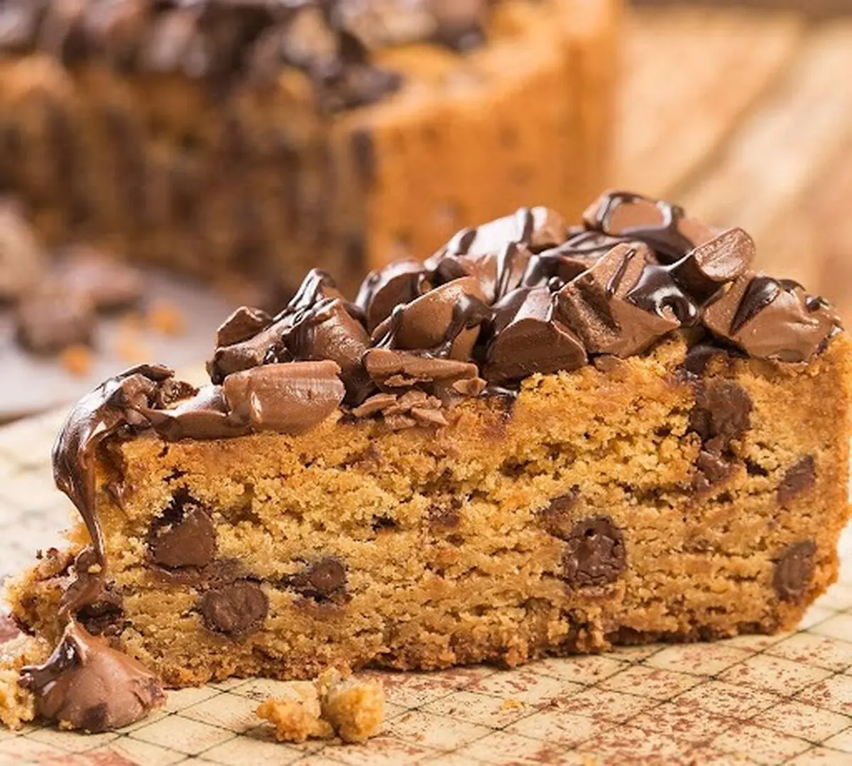 طرز تهیه کیک کوکی شکلاتی با نوتلا