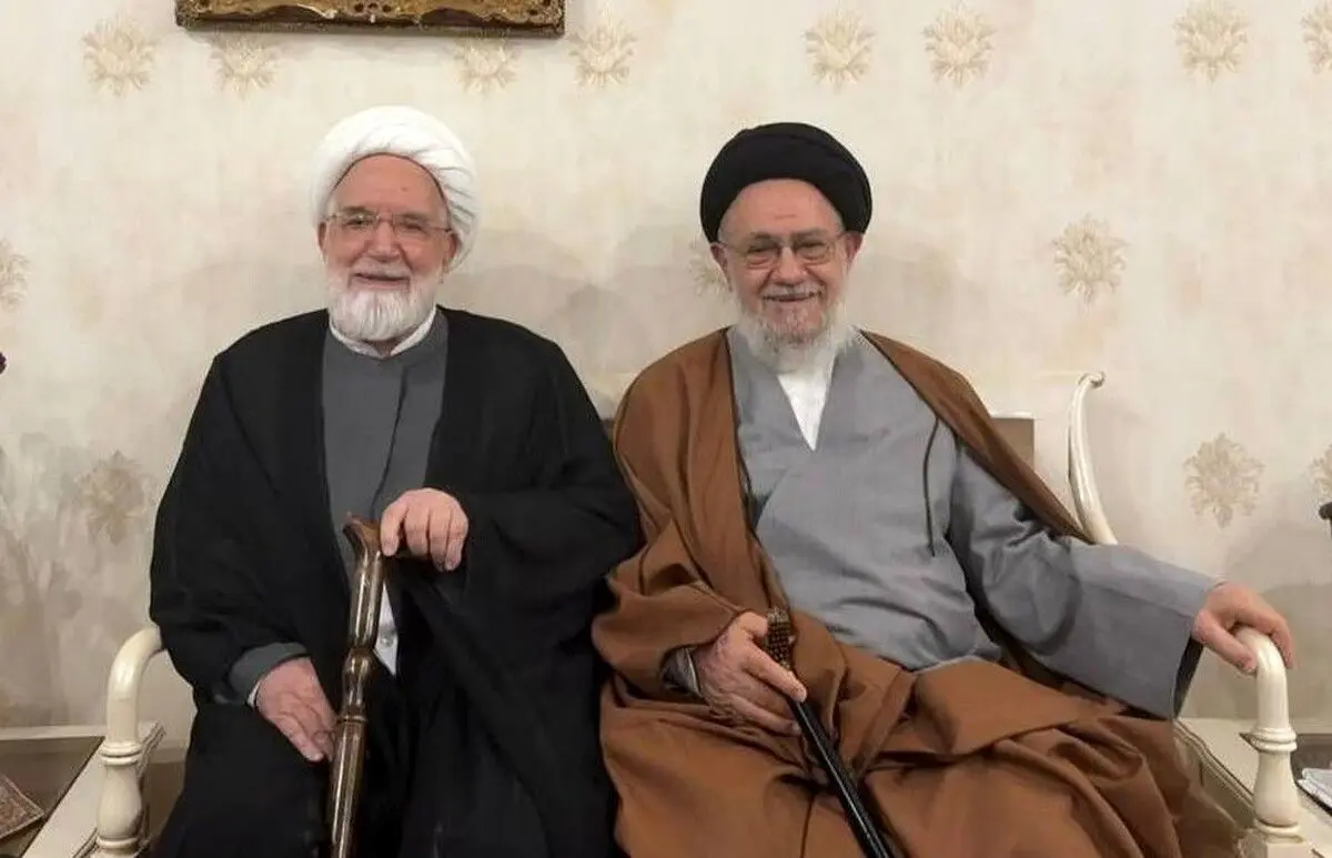 دیدار موسوی خوئینی‌ها با مهدی کروبی