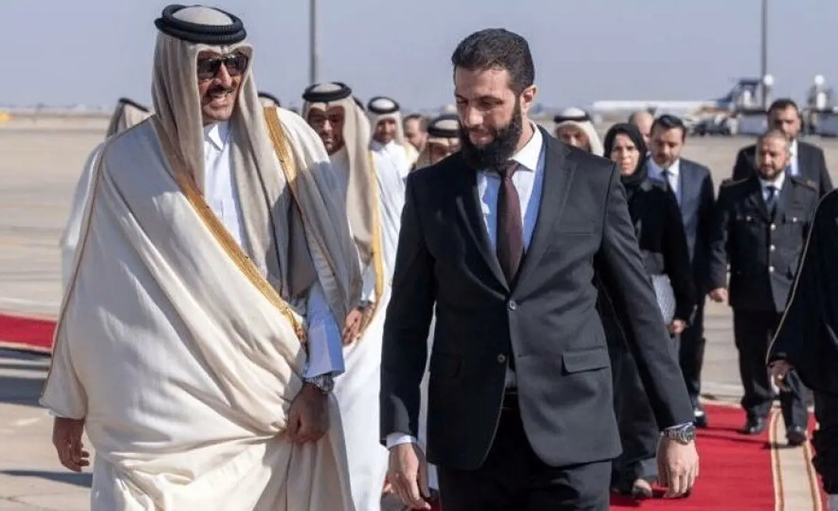 جولانی وارد دوحه شد