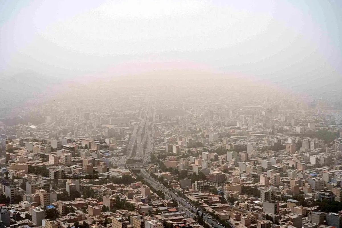 تصاویر؛ شاخص آلودگی «۵۰۰»؛ هشدار سطح قرمز در لرستان