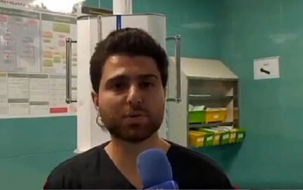 ببینید؛ نجات کودک ۲۰ ماهه توسط پرستار نهاوندی