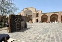 تصاویر؛ پاسخ سازندگان سریال «بامداد خمار» به شایعه آسیب به مسجد تاریخی قزوین