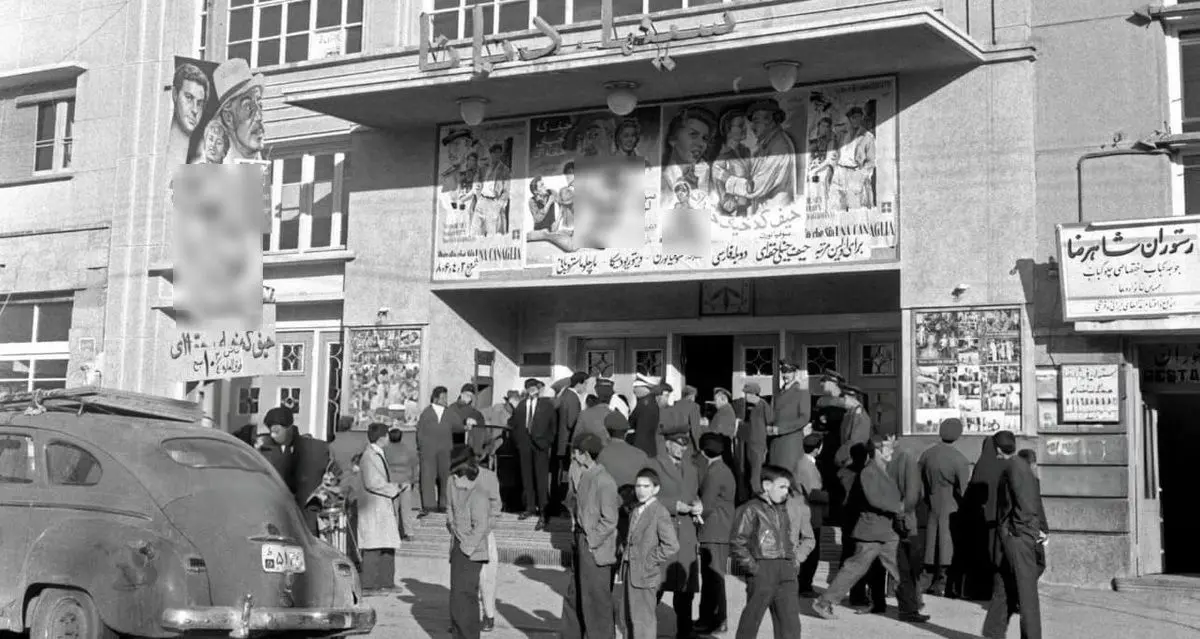 یک عکس یک روایت: تهران، خیابان شاهرضا، سینما دیانا سال ۱۳۳۵