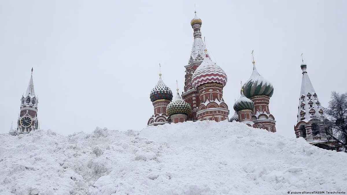 ببینید؛ بارش یک ماه برف در مسکو طی چند روز