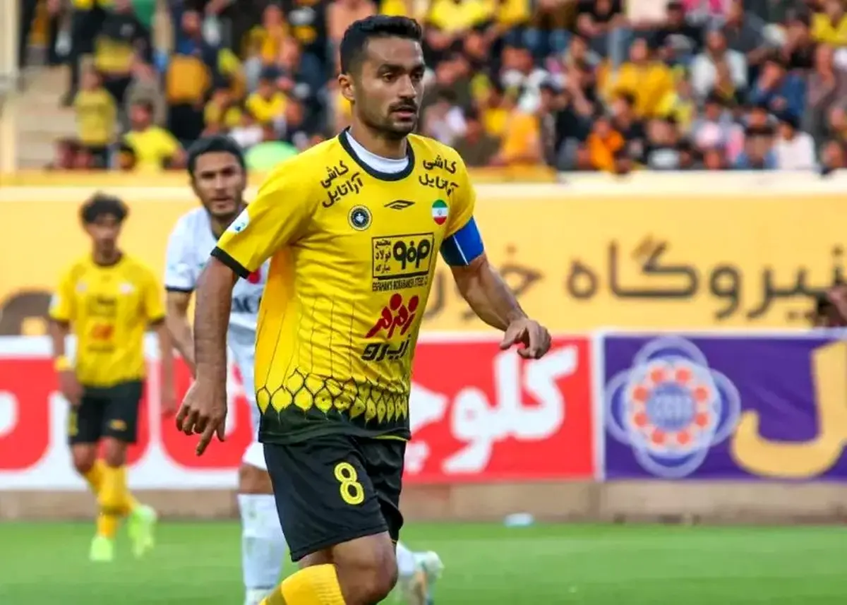 وضعیت کاپیتان سپاهان مقابل پرسپولیس