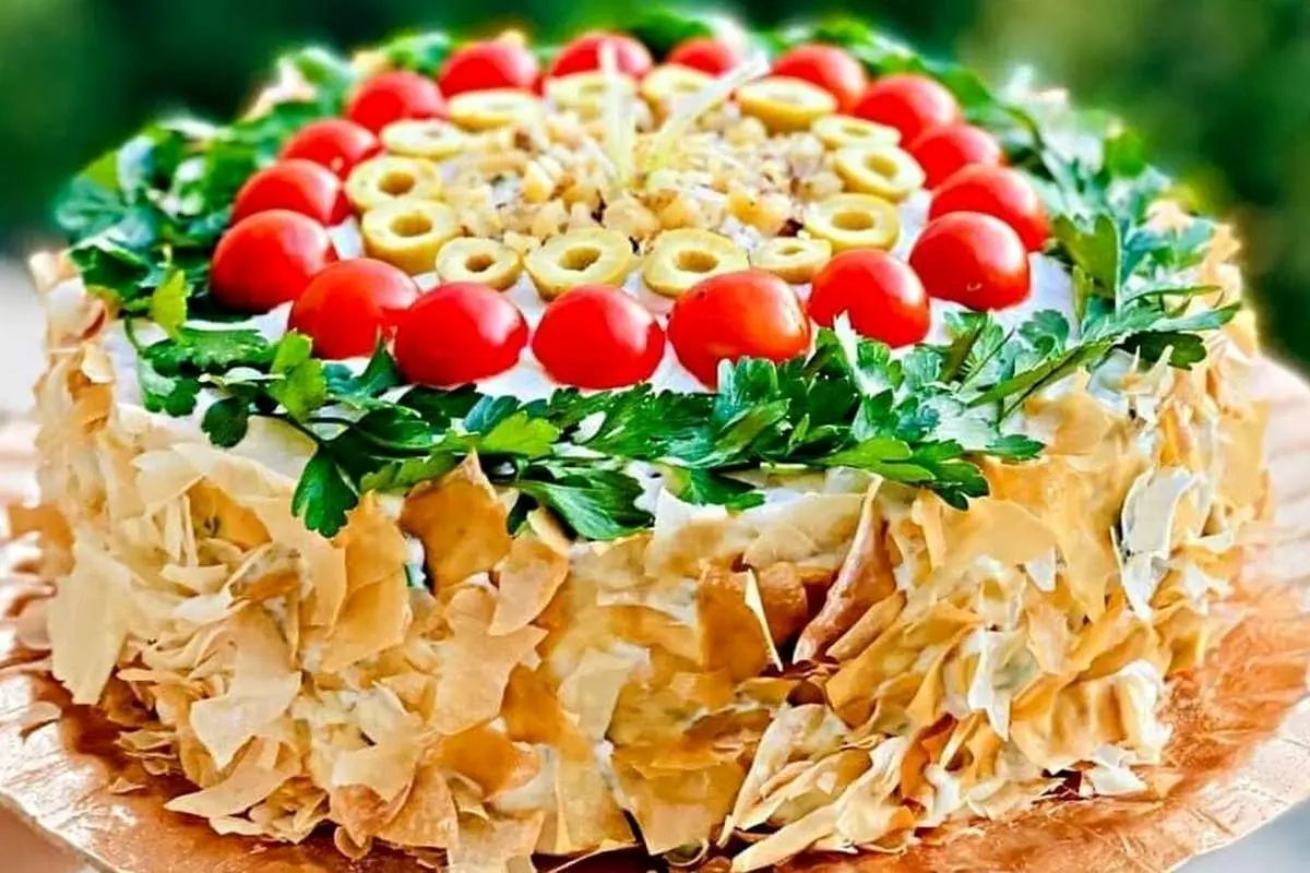 سالاد پیازچه قالبی؛ سالاد شیک و خوشمزه برای مهمانی