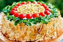 سالاد پیازچه قالبی؛ سالاد شیک و خوشمزه برای مهمانی