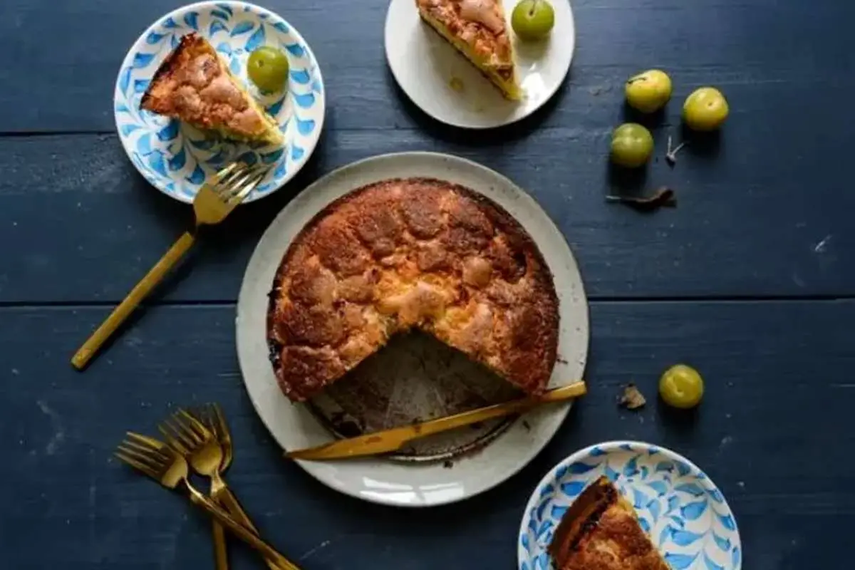 طرز تهیه کیک گوجه‌ سبز