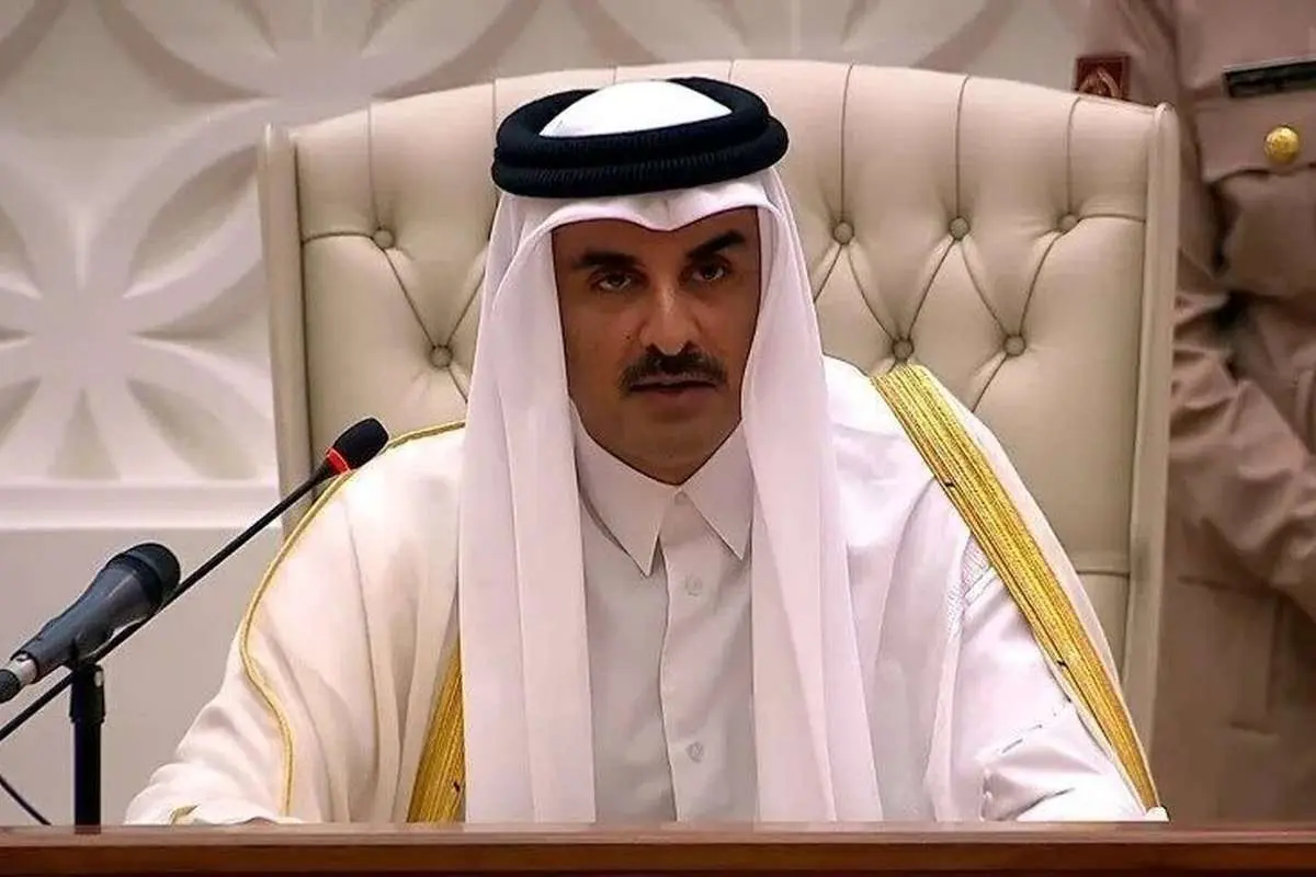 دیدار امیر قطر با رئیسجمهور روسیه