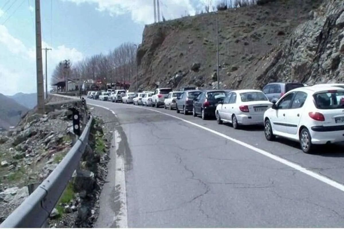 ترافیک سنگین در هراز؛ کندوان یکطرفه شد