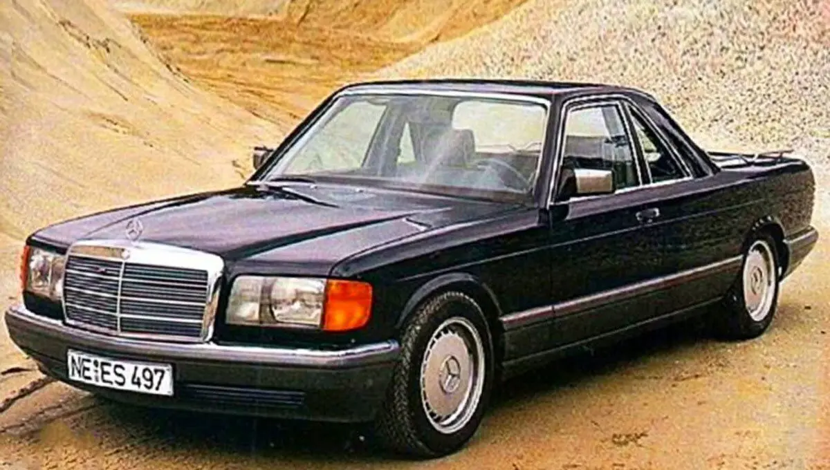 تصاویر؛ تنها مرسدس بنز 560 SEL پیکاپ جهان کجاست؟