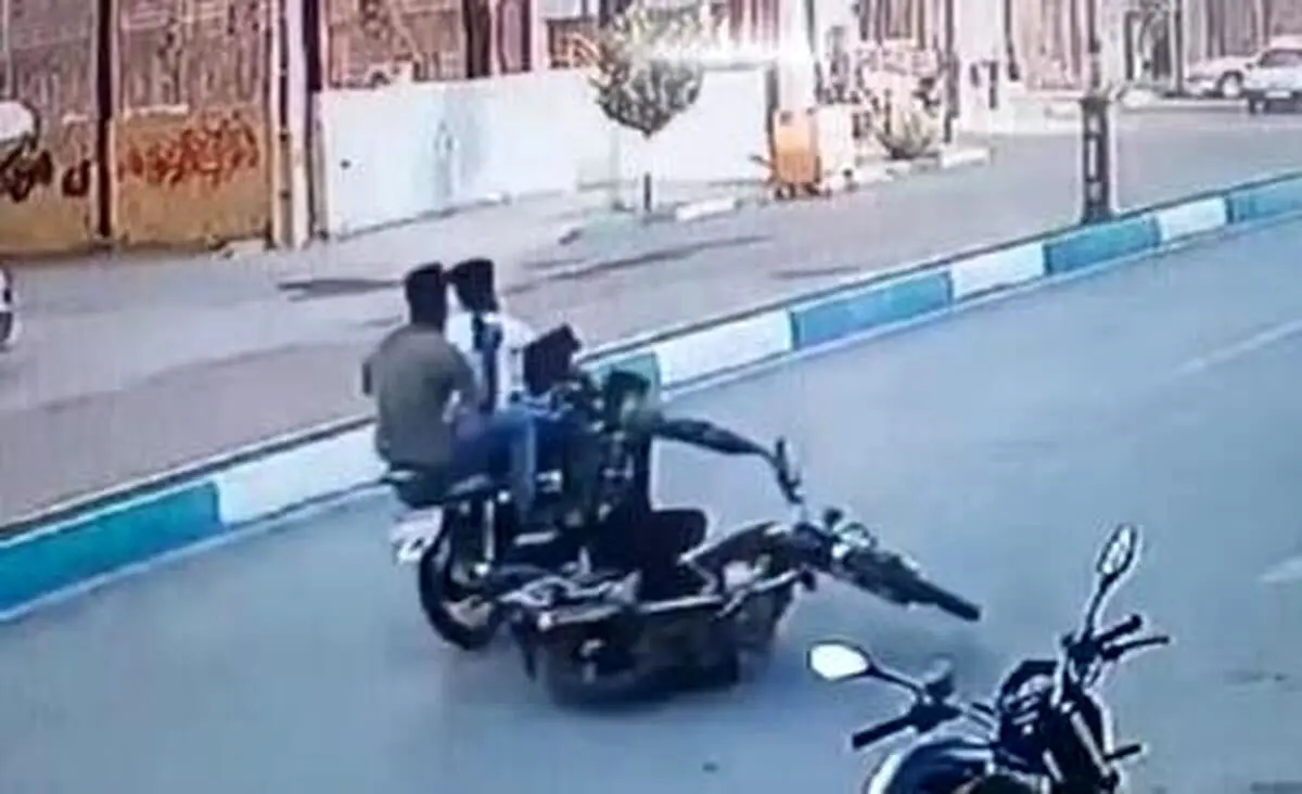 ببینید؛ تصادف عجیب و فرار مقصر از صحنه در میبد