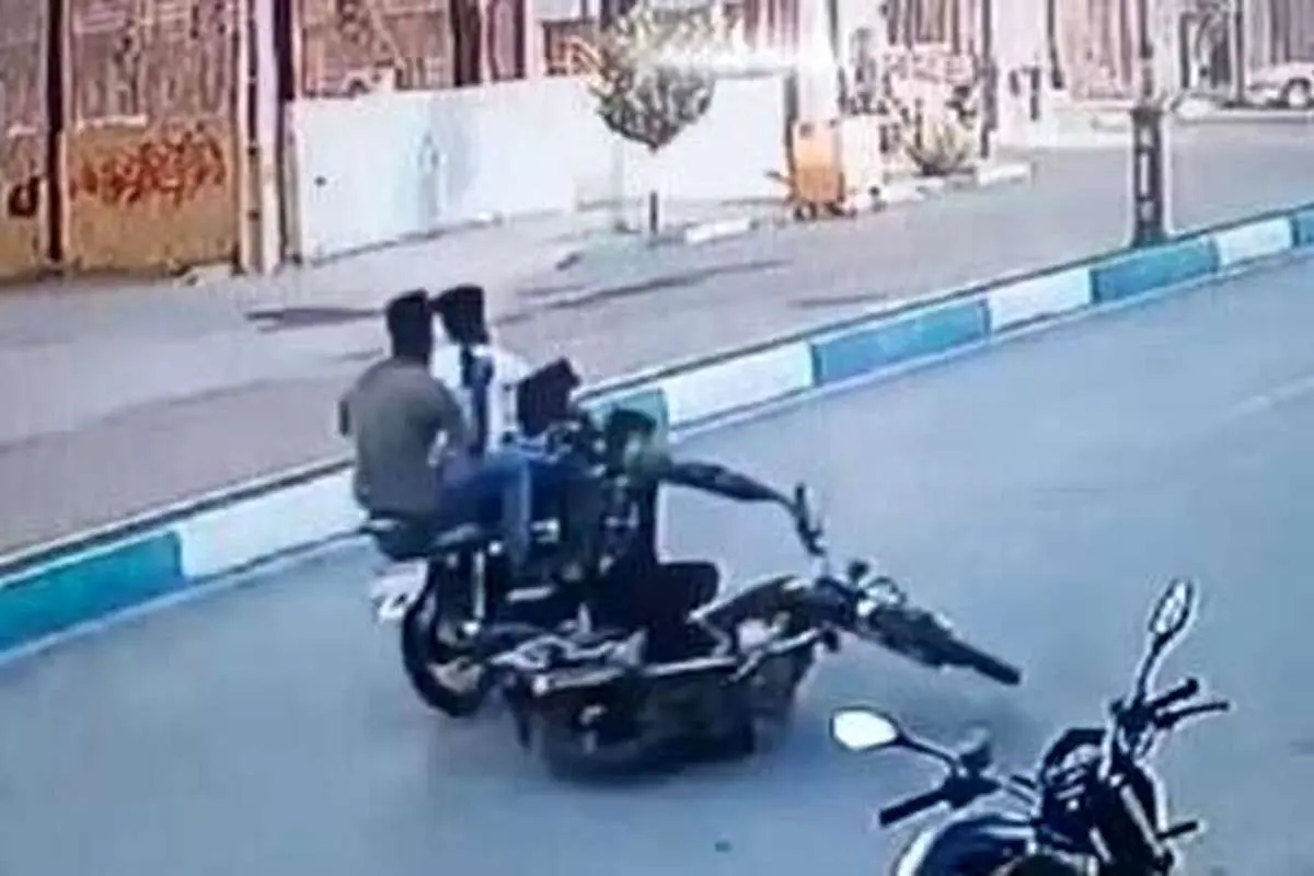 ببینید؛ تصادف عجیب و فرار مقصر از صحنه در میبد
