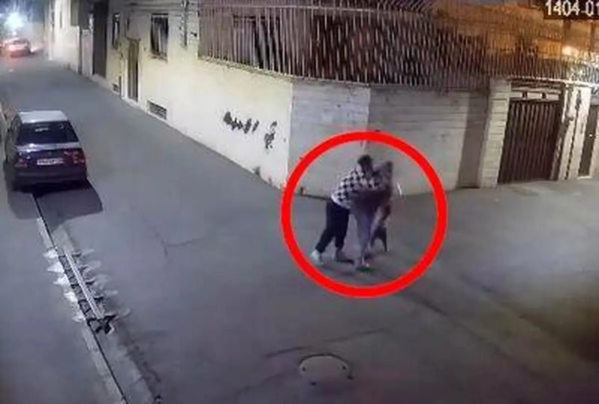 ببینید؛ سرقت وحشیانه گوشواره زن جوان در محله شوشِ