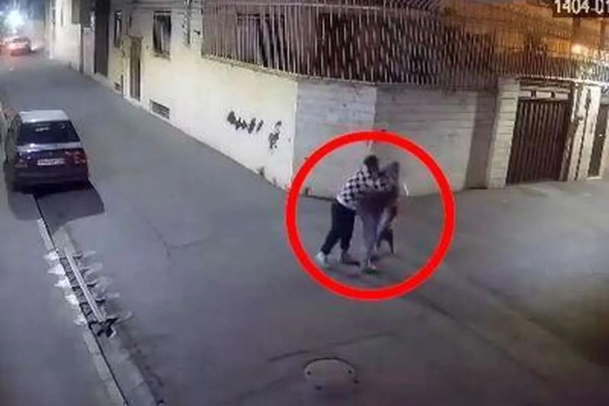 ببینید؛ سرقت وحشیانه گوشواره زن جوان در محله شوشِ