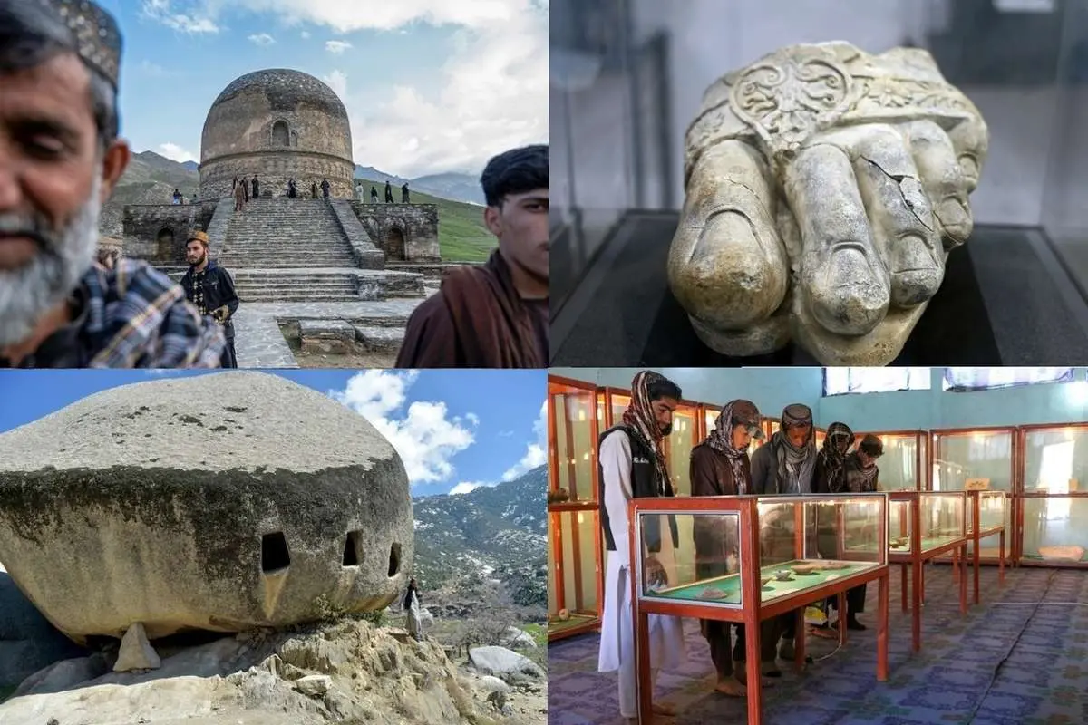 ببینید؛ طالبان و بازی با میراث فرهنگی