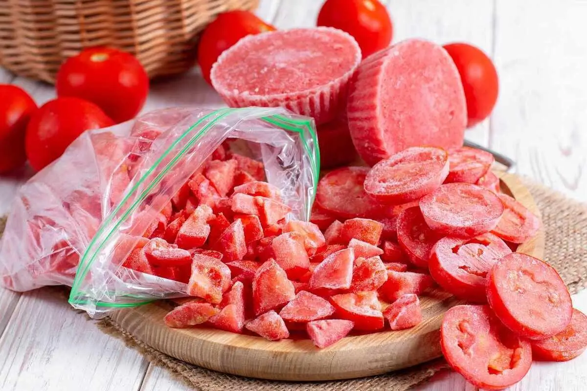 ترفند فریز کردن گوجه‌فرنگی برای زمستان