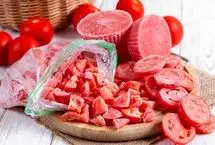 ترفند فریز کردن گوجه‌فرنگی برای زمستان