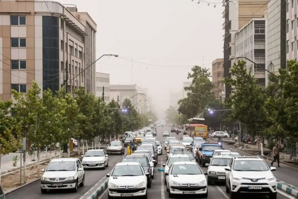 افزایش دمای هوای تهران و ماندگاری گردوخاک