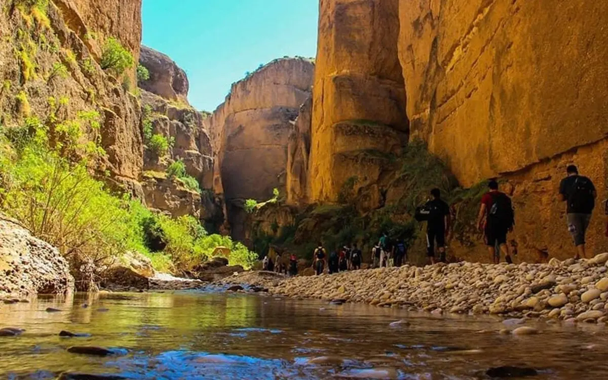 تصویر؛ دره توبیرون دزفول؛ معجزه خارق العاده طبیعت
