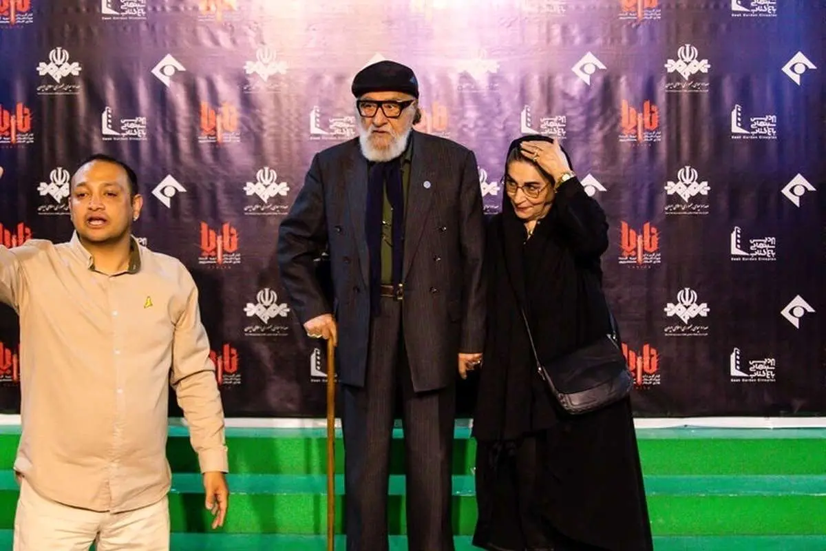 تصاویر؛ داریوش ارجمند و همسرش در اکران سریال «ناریا»