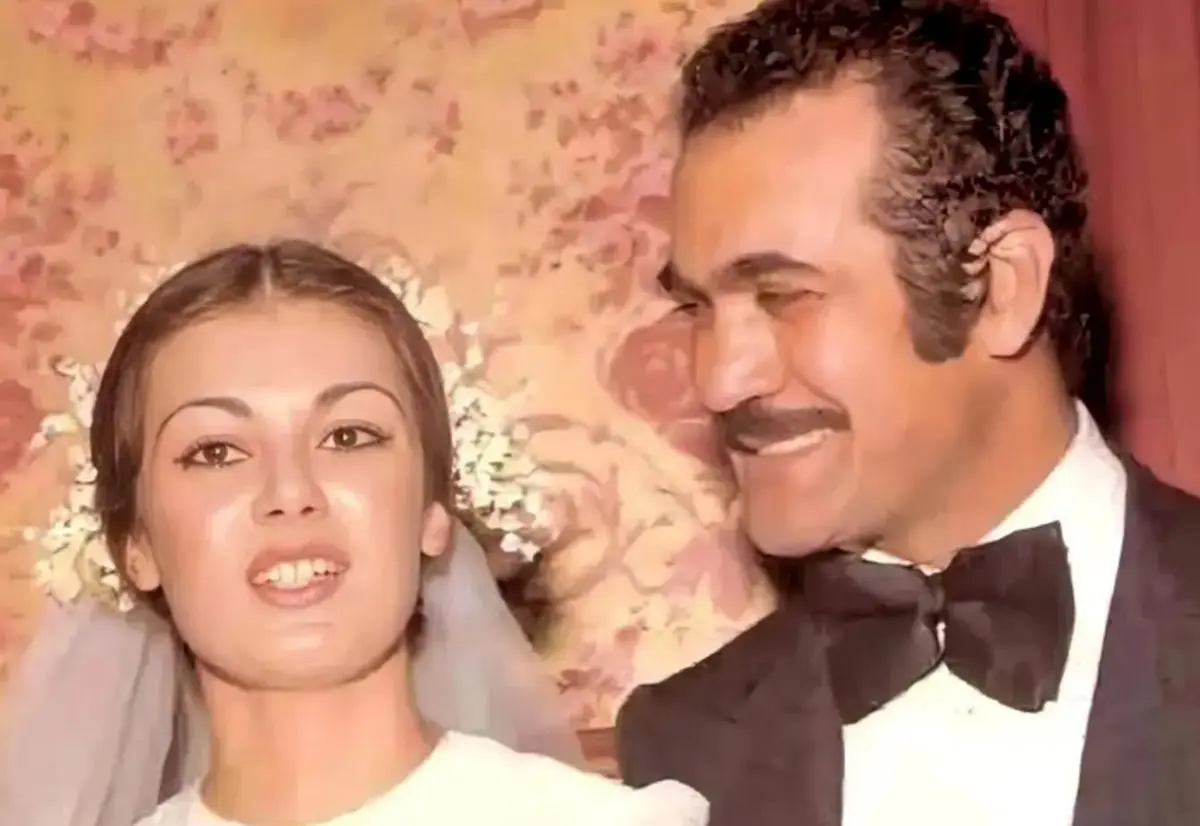 تصویر؛ عروسی فرخزاد و سندوزی، سال ۱۳۵۲