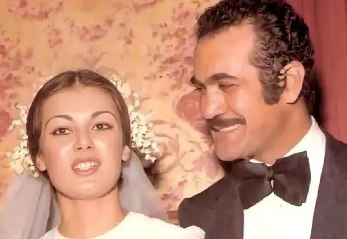 تصویر؛ عروسی فرخزاد و سندوزی، سال ۱۳۵۲
