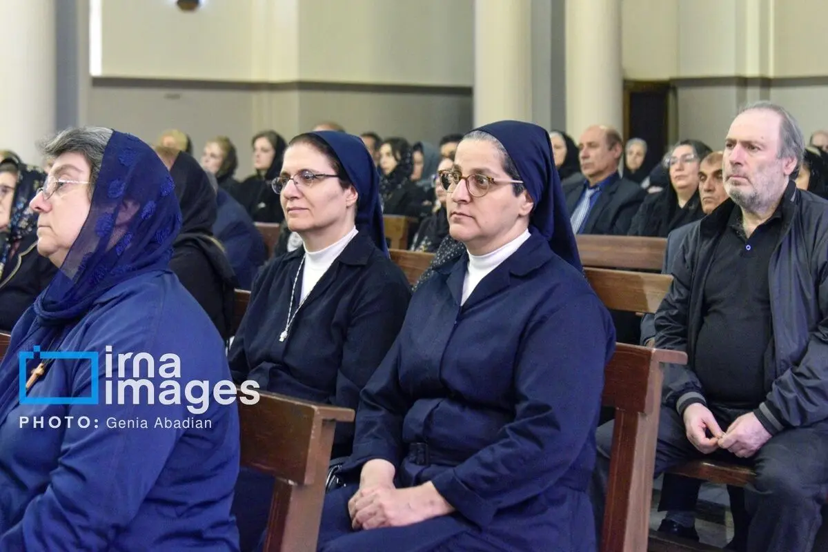 تصاویر؛ مراسم بزرگداشت پاپ فرانسیس در تهران