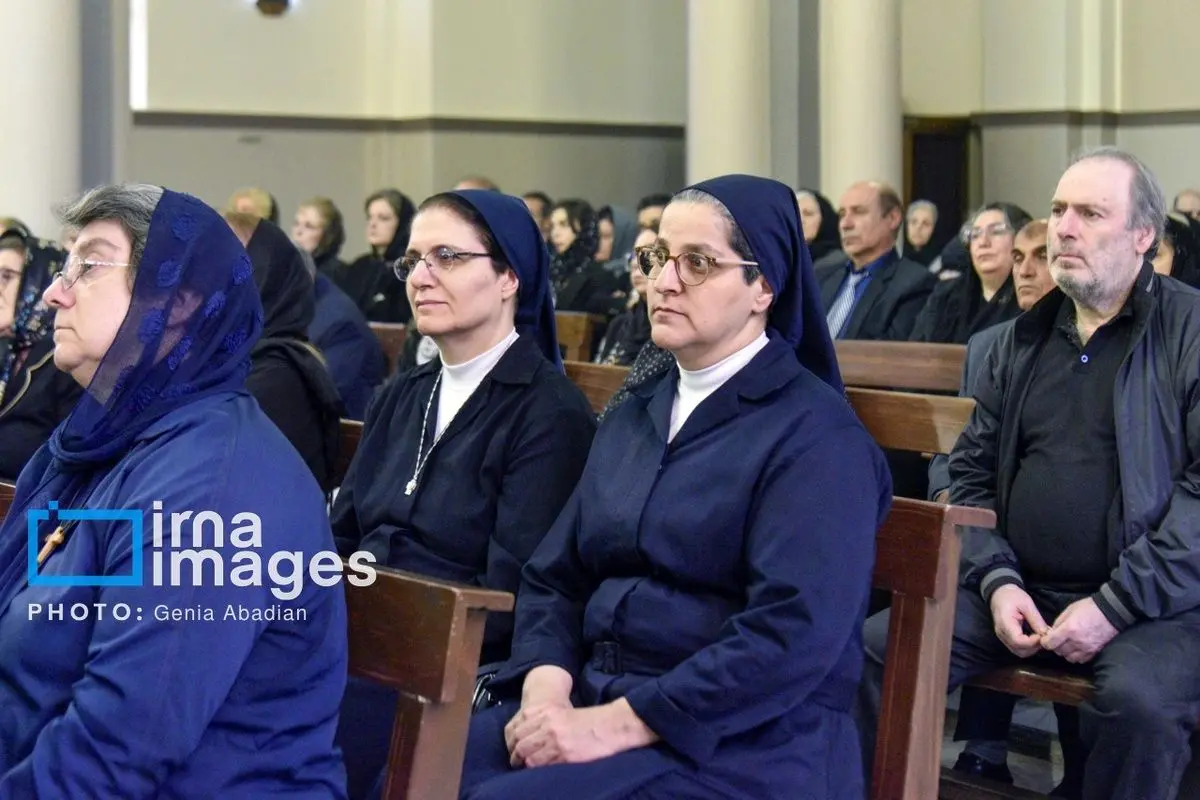 تصاویر؛ مراسم بزرگداشت پاپ فرانسیس در تهران