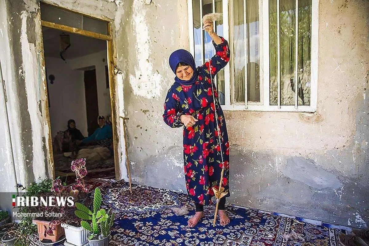 تصاویر؛ هنر گلیج بافی در مازندران
