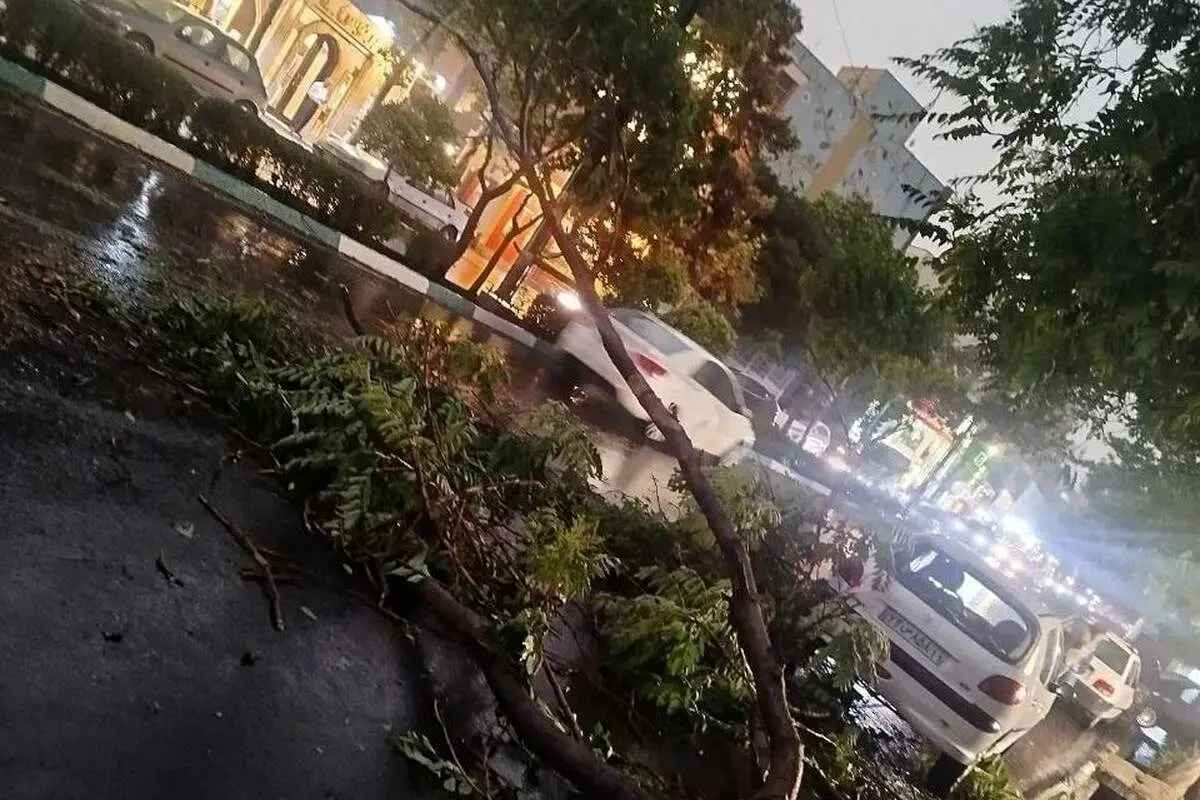 طوفان در تهران ۶ زخمی برجا گذاشت