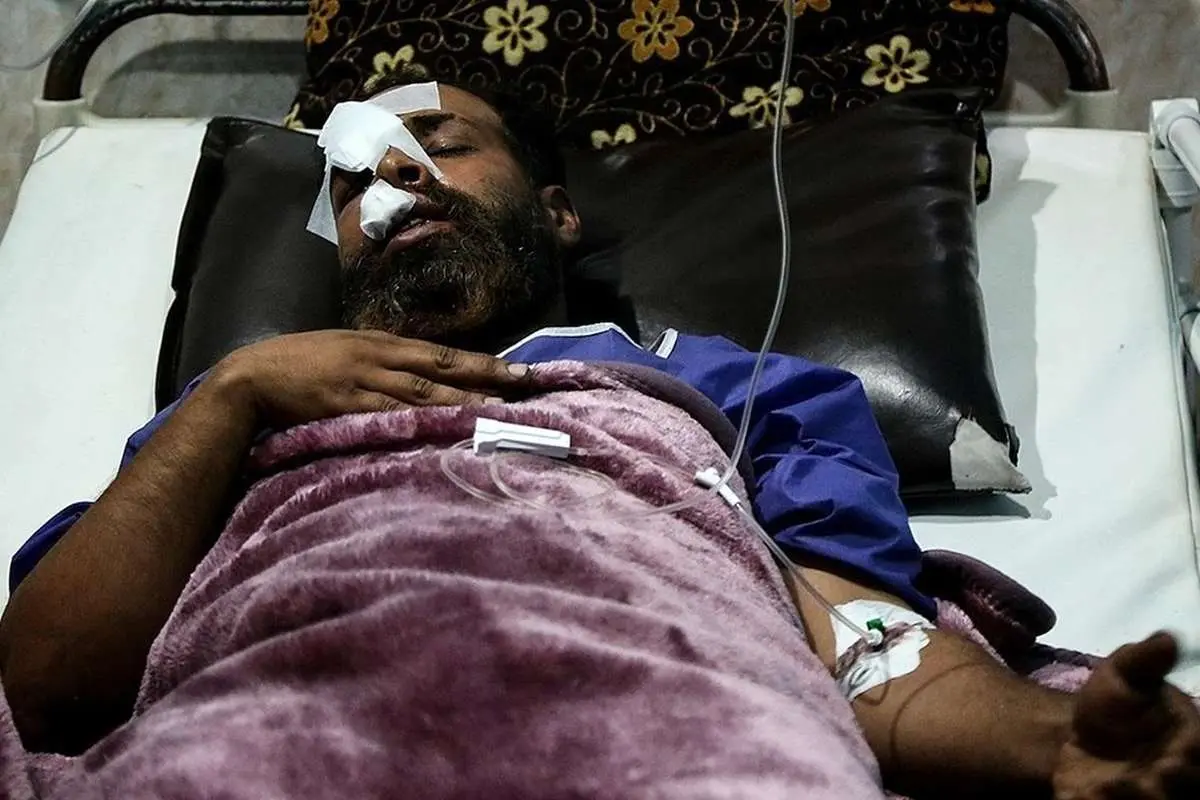 تصاویر؛ مصدومان حادثه انفجار اسکله شهید رجایی