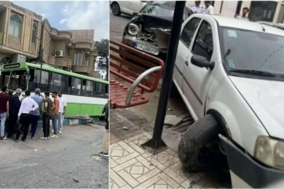ببینید؛ تصادف به سبک GTA در کرمان