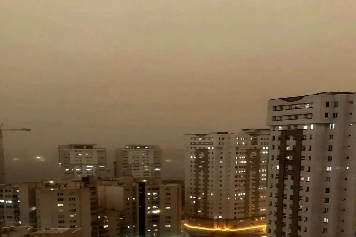 تصویر؛ آسمان مشهد هم اکنون سیاه شد!