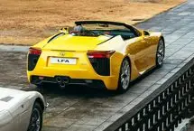 تصاویر؛ گوهری نایاب در دنیای سوپرکارها: لکسس LFA اسپایدر