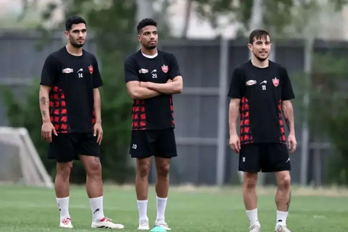 تمرین تاکتیکی پرسپولیس بدون توجه به اخبار نقل و انتقالات