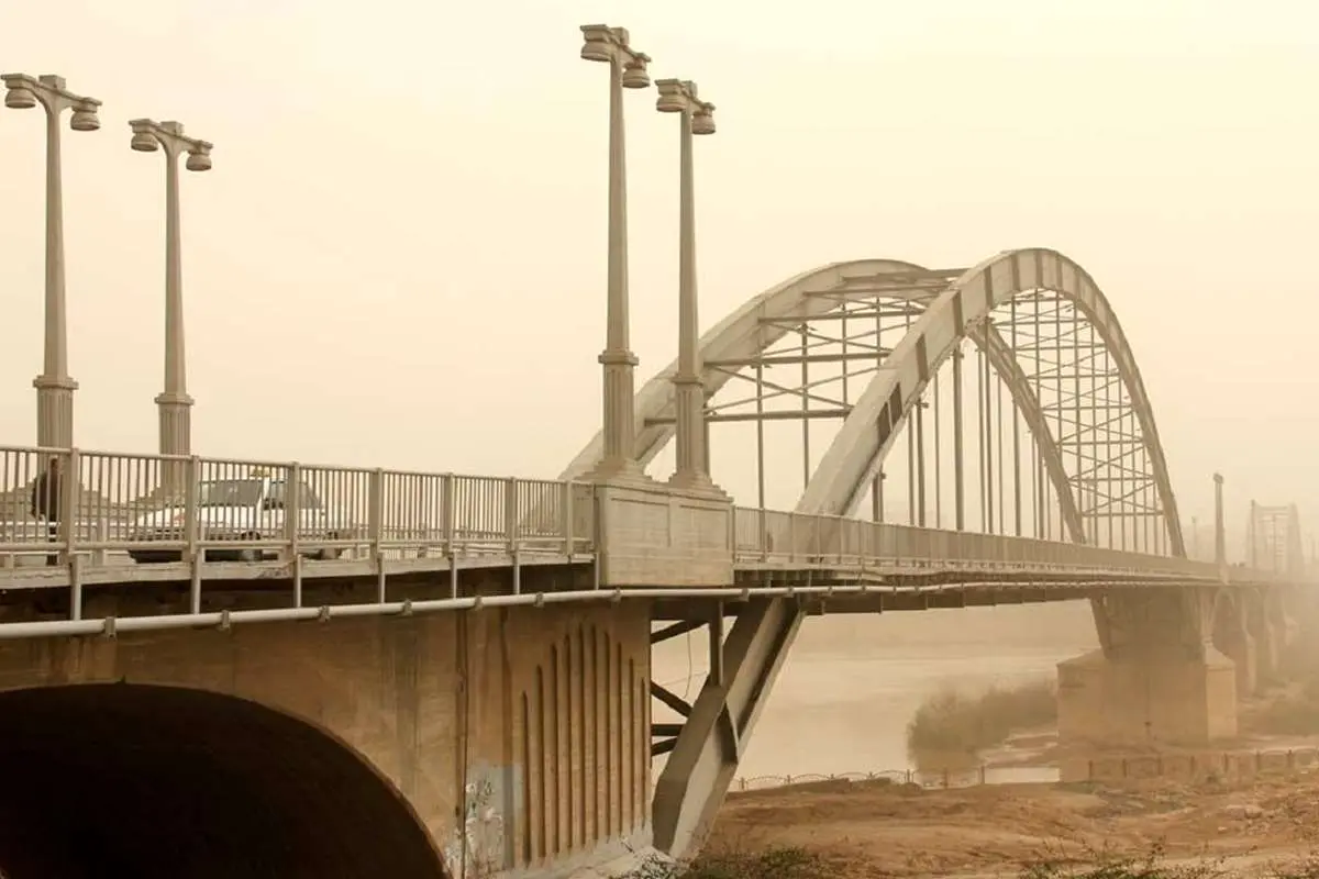 آلودگی هوا در ۱۲ شهر خوزستان