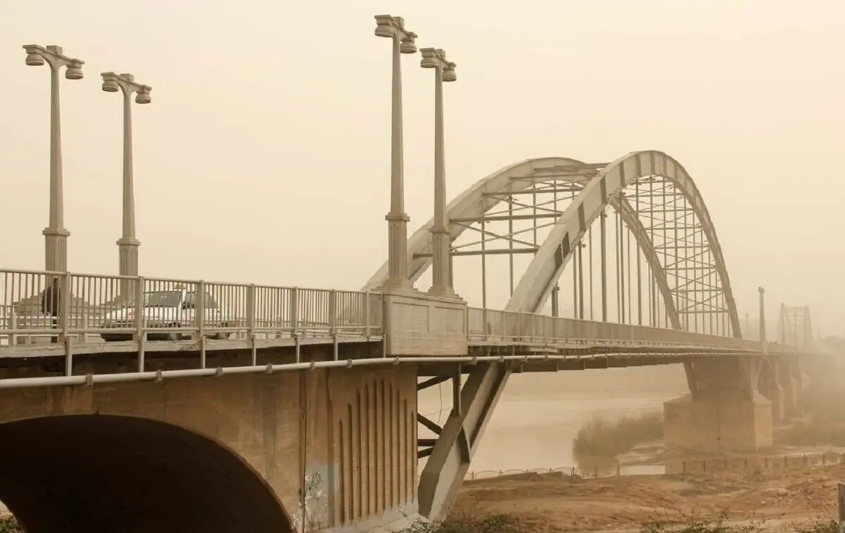 آلودگی هوا در ۱۲ شهر خوزستان