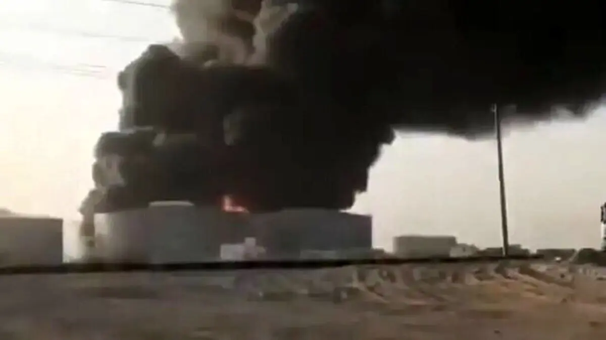 ببینید؛ انفجار مخازن سوخت سودان به دنبال حملات پهپادی