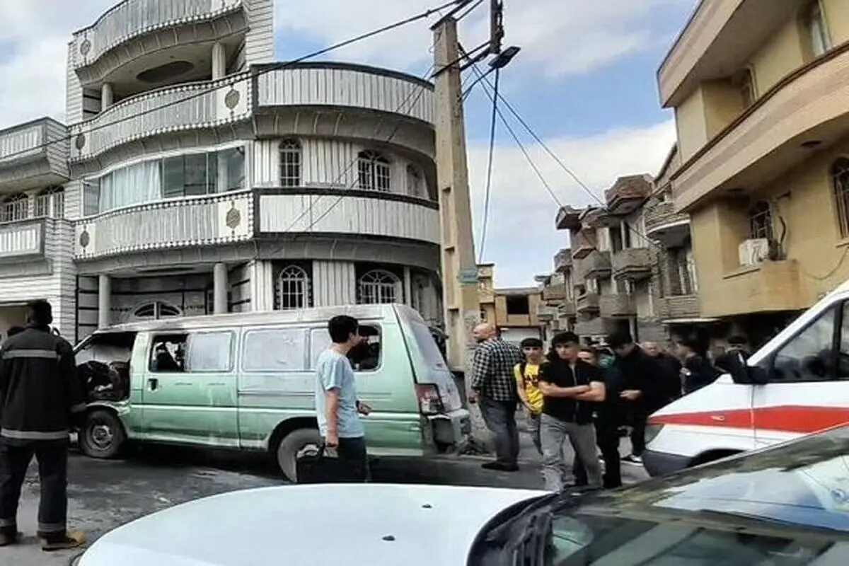 جزییات آتش سوزی سرویس دانش آموزان ارومیه‌ای