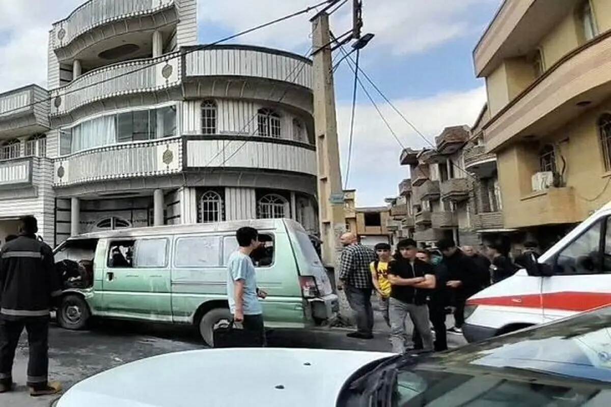 جزییات آتش‌سوزی سرویس دانش آموزان دختر در ارومیه