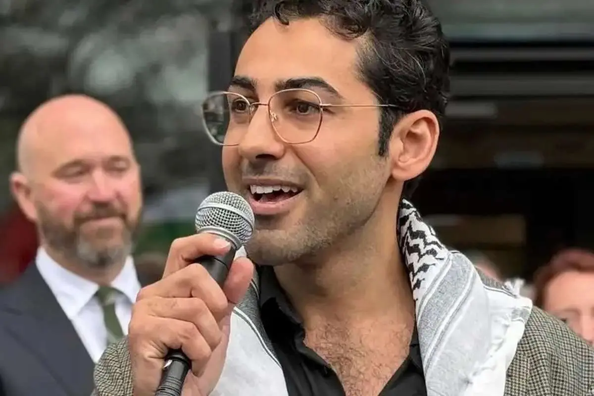ببینید؛ محسن مهدوی، دانشجوی حامی فلسطین آزاد شد