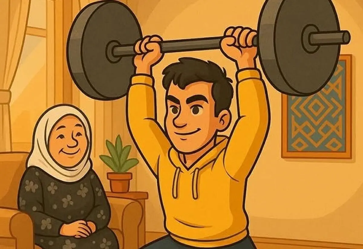 ببینید؛ تمرینات ورزشی عمو پورنگ زیر نظر ننه نقلی