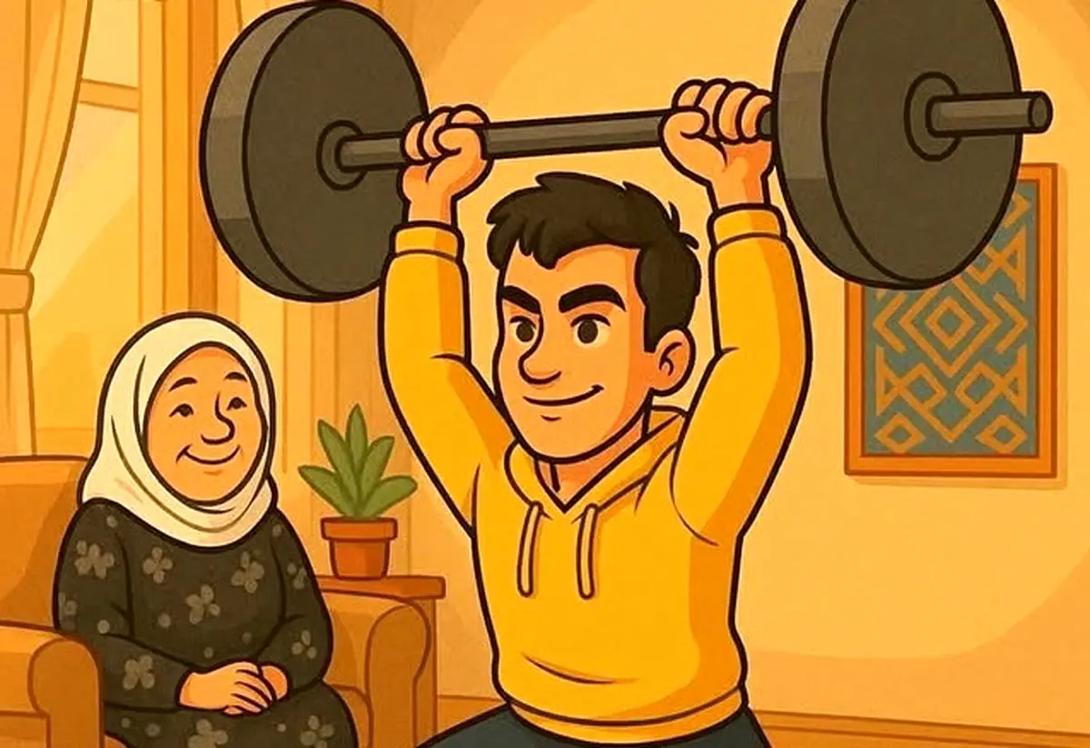 ببینید؛ تمرینات ورزشی عمو پورنگ زیر نظر ننه نقلی