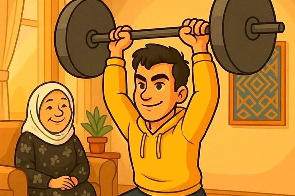 ببینید؛ تمرینات ورزشی عمو پورنگ زیر نظر ننه نقلی