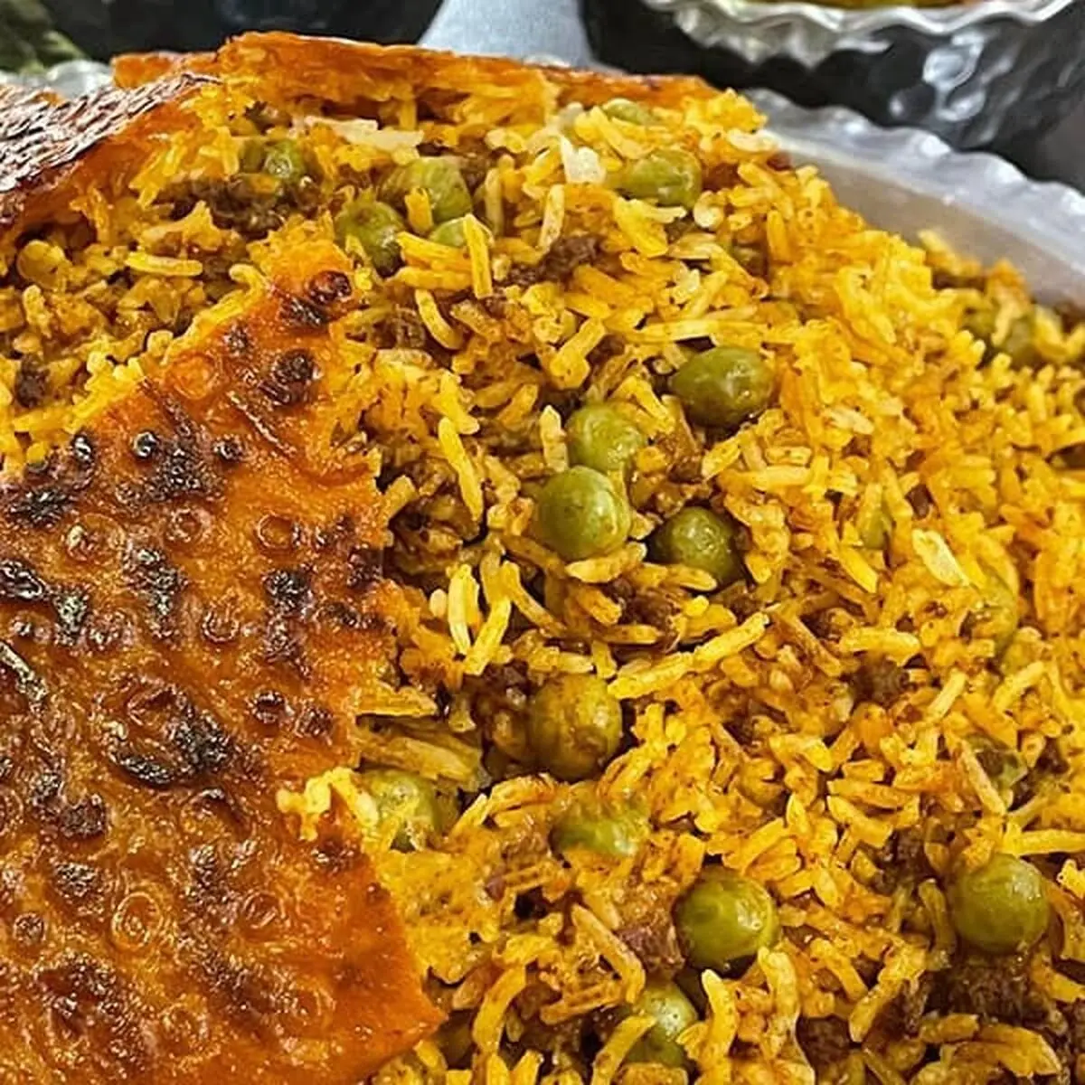 طرز تهیه پلو نخود فرنگی؛ پلو مخلوط خوشمزه بهاری